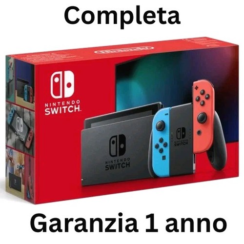 Nintendo switch console blu - nintendo,